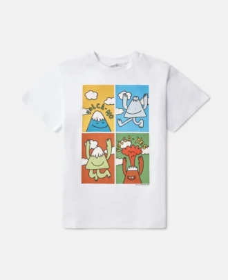 T-shirt con grafica Earth Friends
