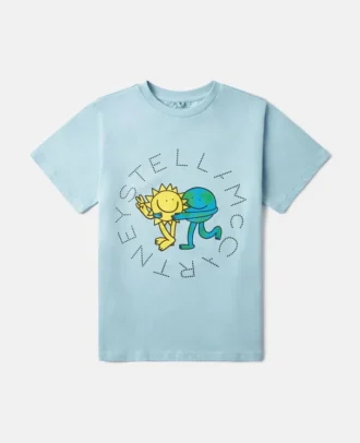 T-shirt con grafica Earth Friends