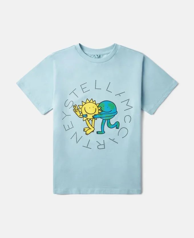 T-shirt con grafica Earth Friends T-shirt con grafica Earth Friends