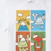 T-shirt con grafica Earth Friends T-shirt con grafica Earth Friends