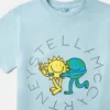 T-shirt con grafica Earth Friends T-shirt con grafica Earth Friends