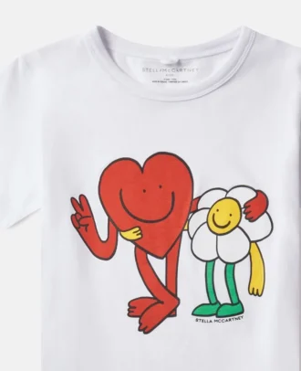 T-shirt con grafica Earth Friends