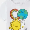 T-shirt con grafica Earth Friends T-shirt con grafica Earth Friends