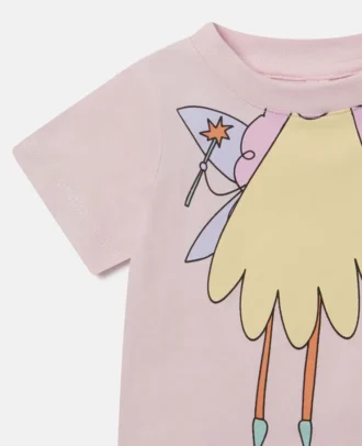 T-shirt con grafica Fairy e girocollo