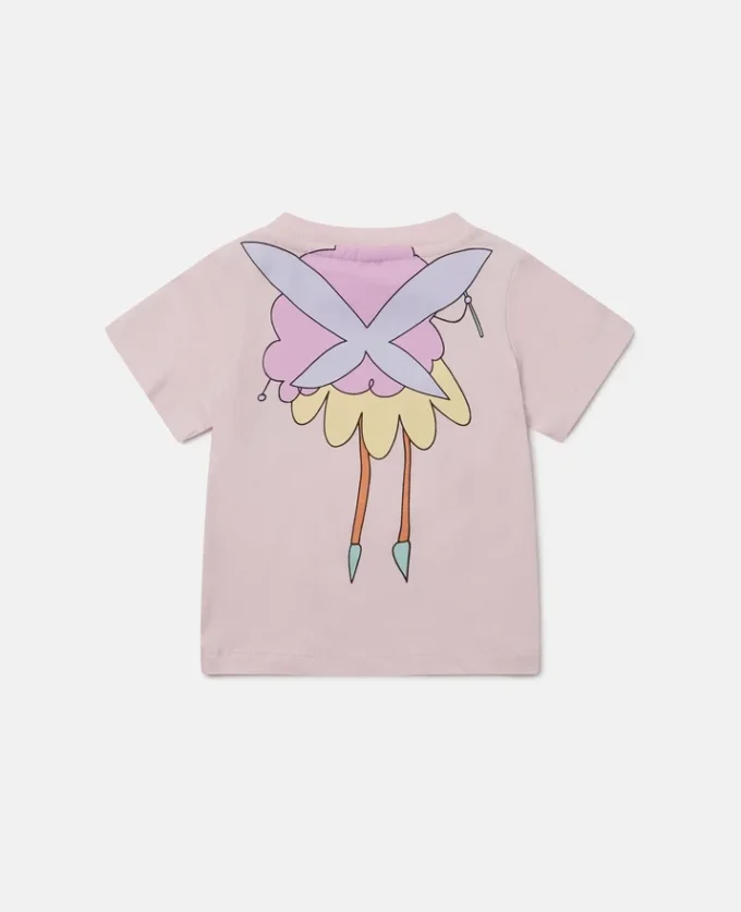 T-shirt con grafica Fairy e girocollo T-shirt con grafica Fairy e girocollo