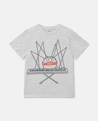 T-shirt con grafica ragno
