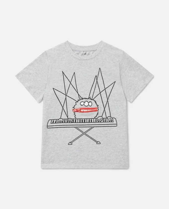 T-shirt con grafica ragno T-shirt con grafica ragno