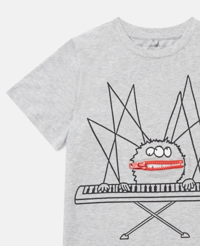 T-shirt con grafica ragno T-shirt con grafica ragno