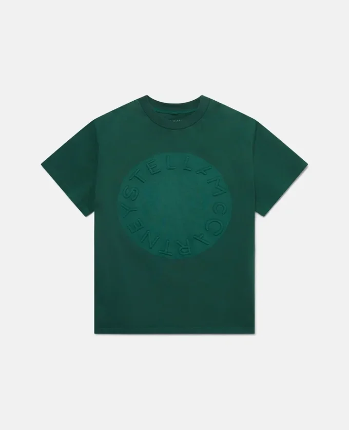 T-shirt con logo circolare T-shirt con logo circolare