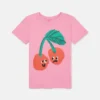 T-shirt con stampa ciliegie T-shirt con stampa ciliegie