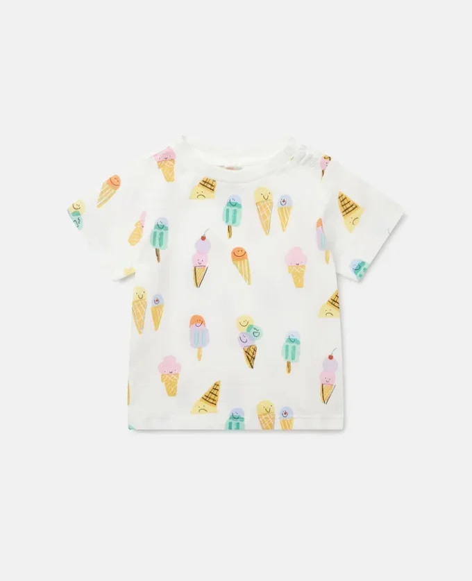 T-shirt con stampa gelato T-shirt con stampa gelato