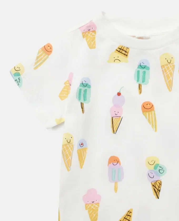 T-shirt con stampa gelato T-shirt con stampa gelato