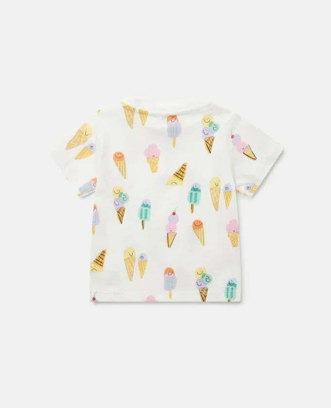 T-shirt con stampa gelato T-shirt con stampa gelato