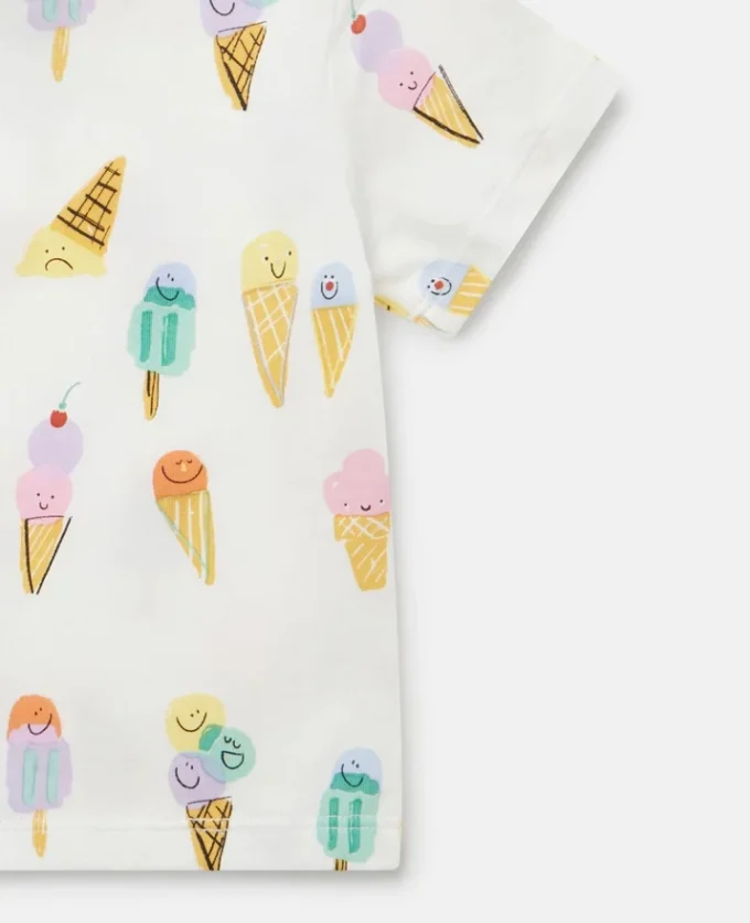 T-shirt con stampa gelato T-shirt con stampa gelato