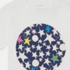 T-shirt con stampa grafica a stelle T-shirt con stampa grafica a stelle