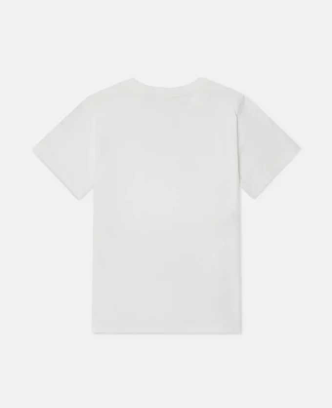 T-shirt con stampa grafica a stelle T-shirt con stampa grafica a stelle