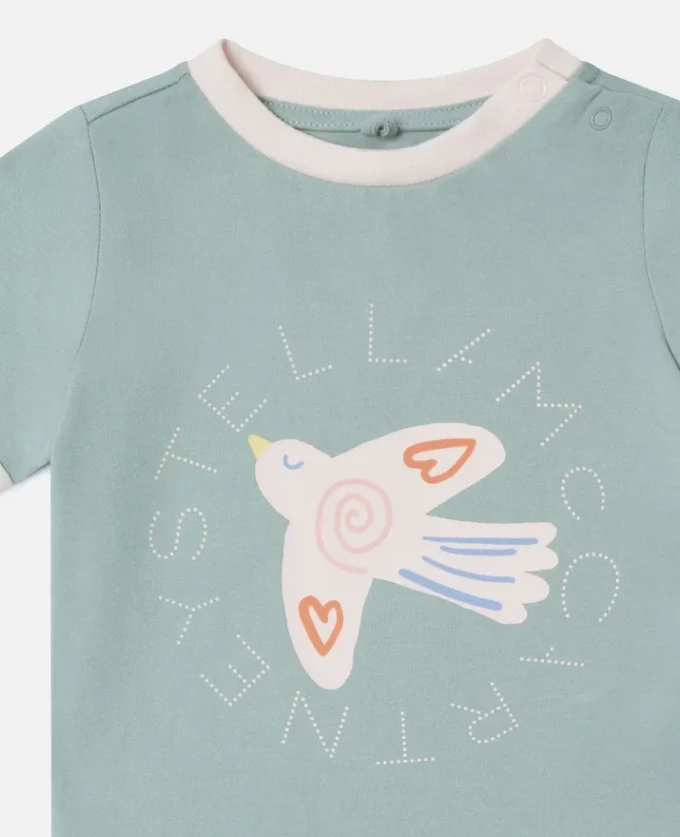 T-shirt con stampa grafica colomba T-shirt con stampa grafica colomba