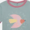 T-shirt con stampa grafica colomba T-shirt con stampa grafica colomba