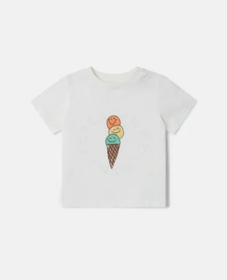T-shirt con stampa grafica gelato
