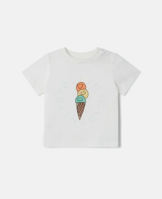 T-shirt con stampa grafica gelato T-shirt con stampa grafica gelato