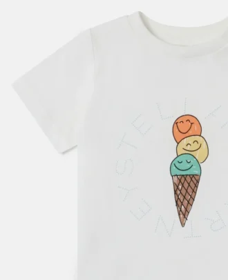 T-shirt con stampa grafica gelato