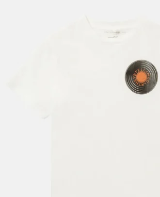 T-shirt con stampa grafica in vinile