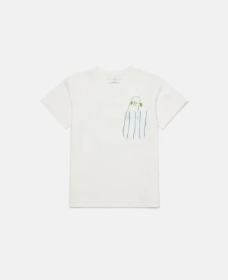 T-shirt con stampa grafica skateboard