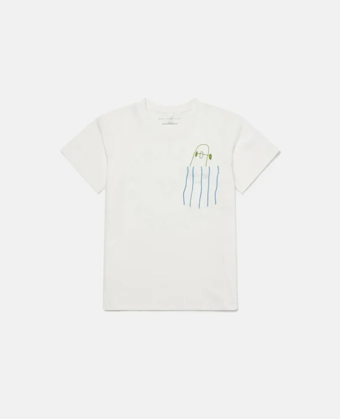 T-shirt con stampa grafica skateboard