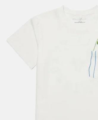 T-shirt con stampa grafica skateboard