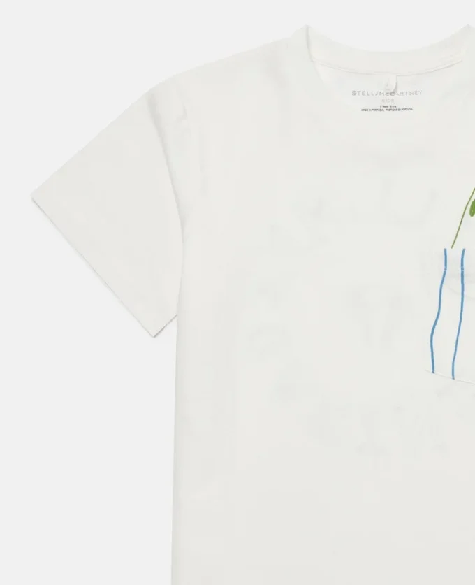 T-shirt con stampa grafica skateboard