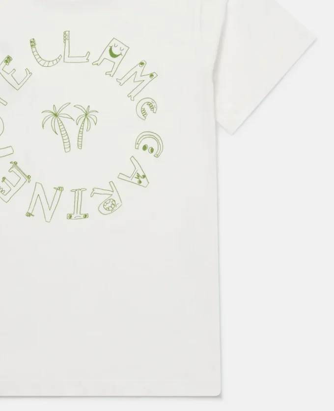T-shirt con stampa grafica skateboard