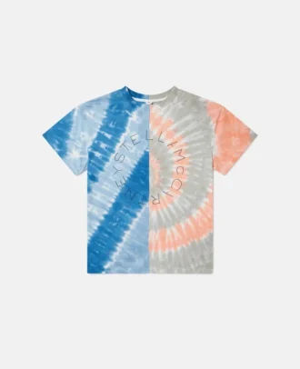 T-shirt con stampa grafica Tie-Dye