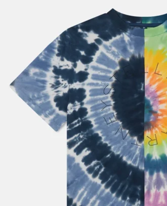 T-shirt con stampa grafica Tie-Dye