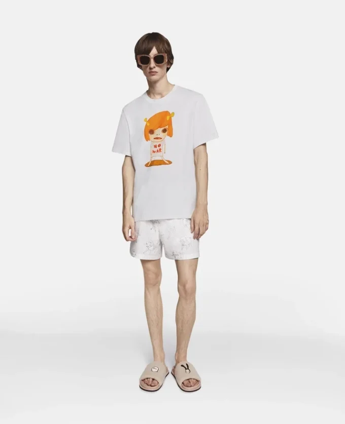 T-shirt con stampa No War T-shirt con stampa No War