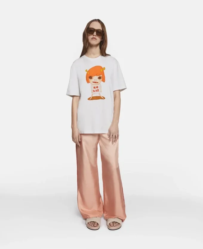 T-shirt con stampa No War T-shirt con stampa No War