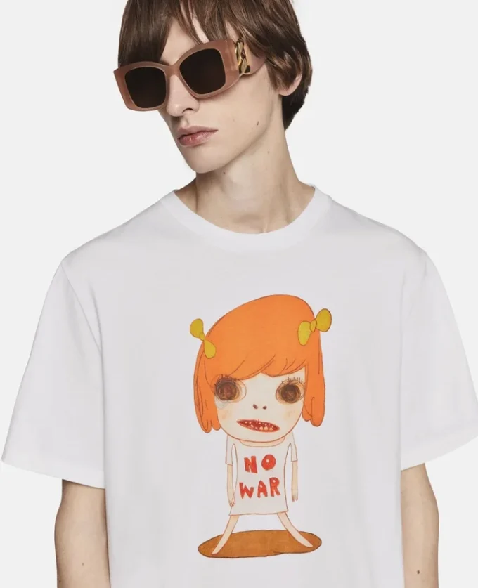 T-shirt con stampa No War T-shirt con stampa No War