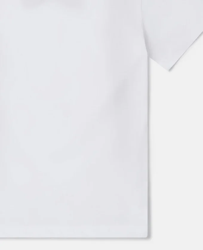 T-shirt con stampa papillon e bretelle T-shirt con stampa papillon e bretelle