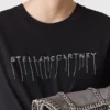T-shirt girocollo con logo ricamato T-shirt girocollo con logo ricamato
