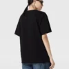 T-shirt girocollo con logo ricamato T-shirt girocollo con logo ricamato
