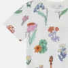 T-shirt girocollo con stampa bosco T-shirt girocollo con stampa bosco