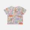 T-shirt girocollo con stampa bosco T-shirt girocollo con stampa bosco
