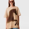 T-shirt in cotone con grafica cavallo T-shirt in cotone con grafica cavallo
