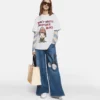 T-shirt oversize con slogan “Don’t Waste Another Day” T-shirt oversize con slogan “Don’t Waste Another Day”