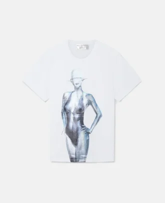 T-shirt oversize in cotone biologico Sexy Robot