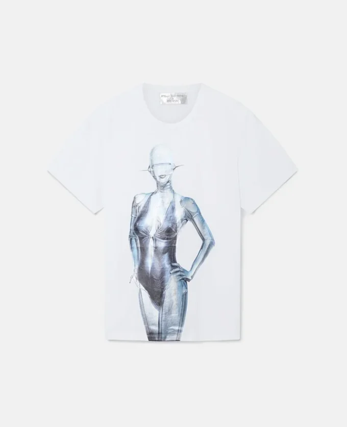 T-shirt oversize in cotone biologico Sexy Robot T-shirt oversize in cotone biologico Sexy Robot