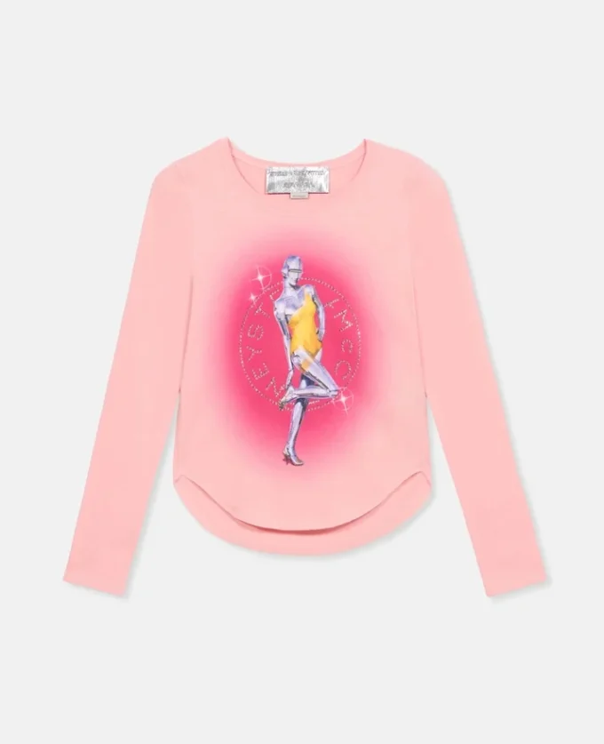 T-shirt oversize in cotone biologico Sexy Robot