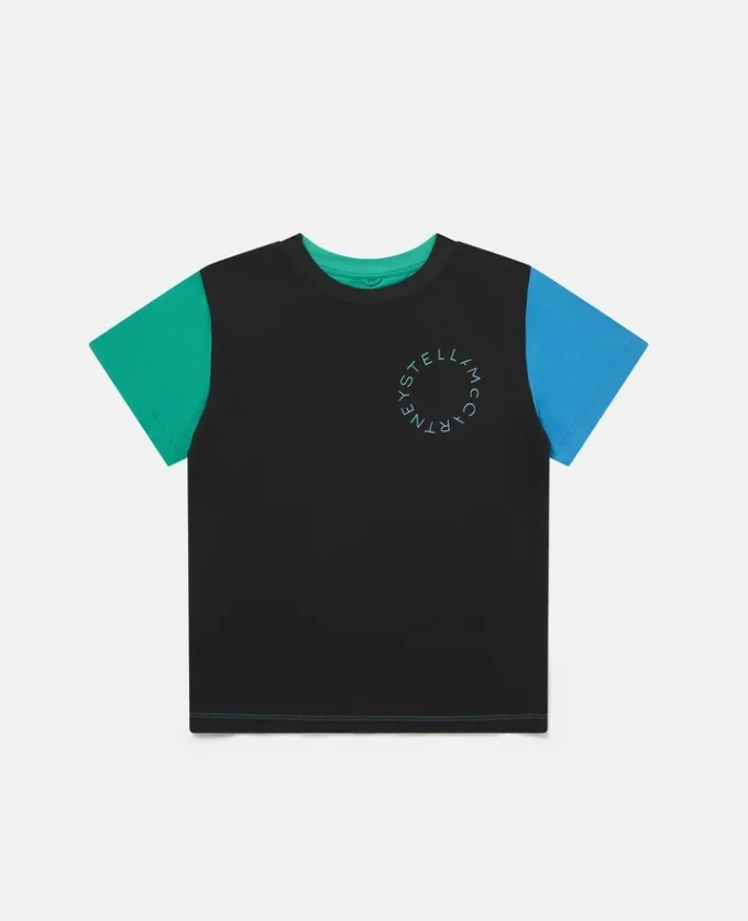 T-shirt oversize in cotone color block T-shirt oversize in cotone color block