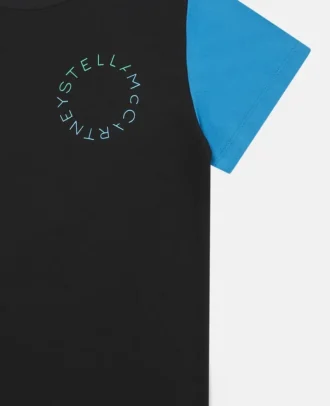 T-shirt oversize in cotone color block