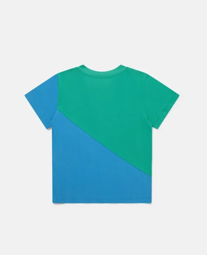 T-shirt oversize in cotone color block T-shirt oversize in cotone color block