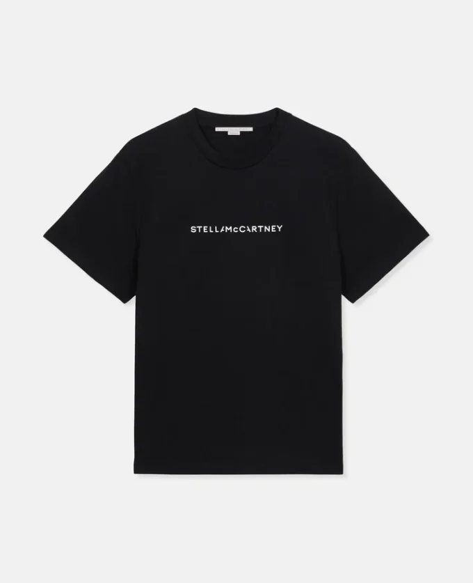 T-shirt oversize in cotone con logo